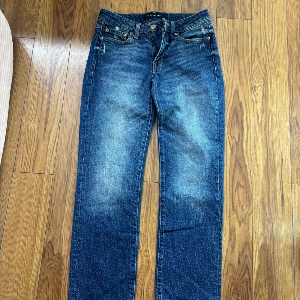 Aeropostale Dark Blue Straight Men's Jeans
